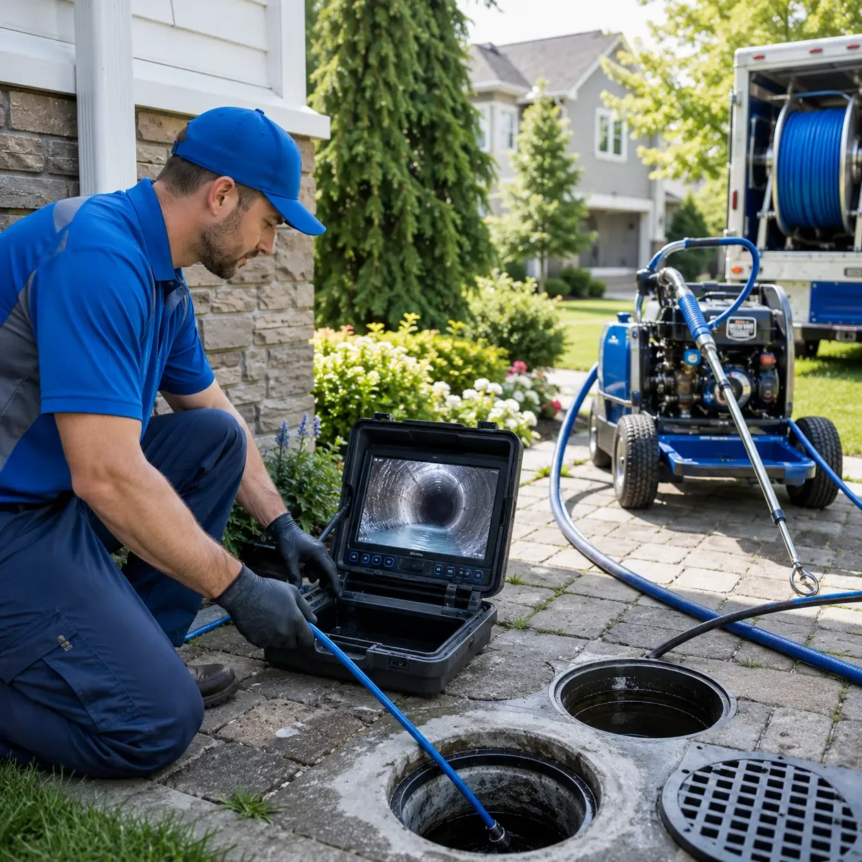 Outdoor drain cleaning professionals serving Wellesley, MA